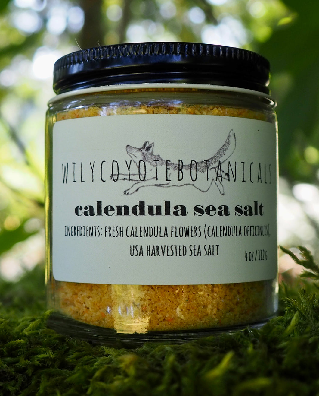 All Purpose Herbal Salt - Calendula or Nettle - Cooking and Body Care