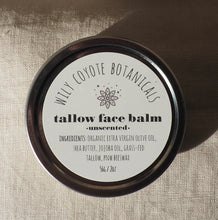 Load image into Gallery viewer, Tallow Face Balm - Unscented
