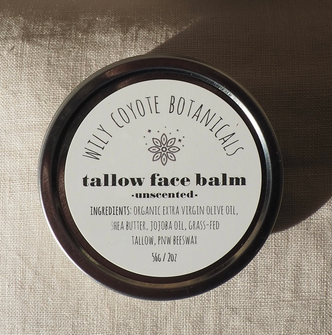 Tallow Face Balm - Unscented