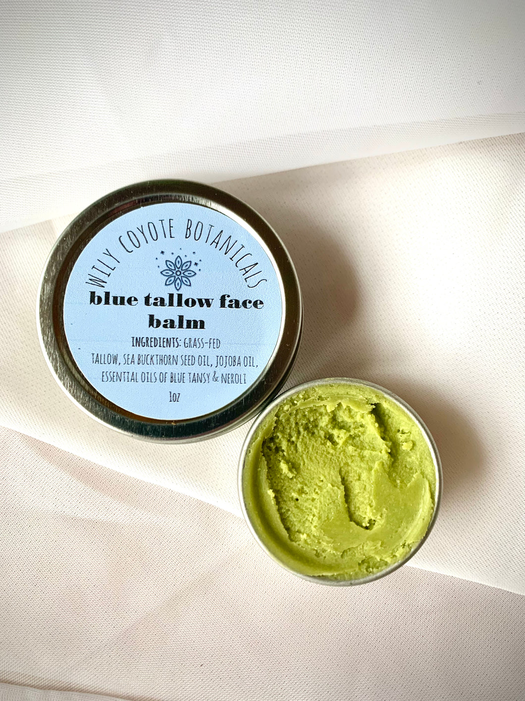 Blue Tallow Face Balm With Sea Buckthorn & Blue Tansy